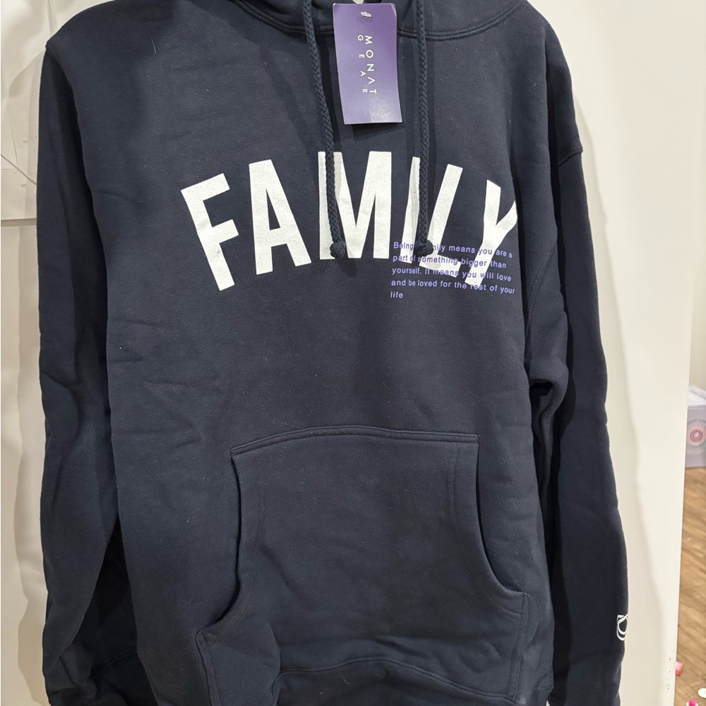 Navy 'Family' Hoodie